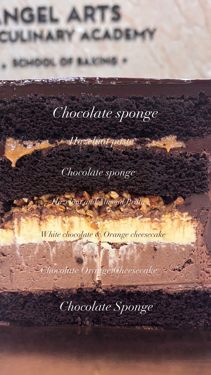 Choco Layered Cake extras